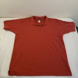 Mens Patagonia Organic 100% Cotton Polo Red XL